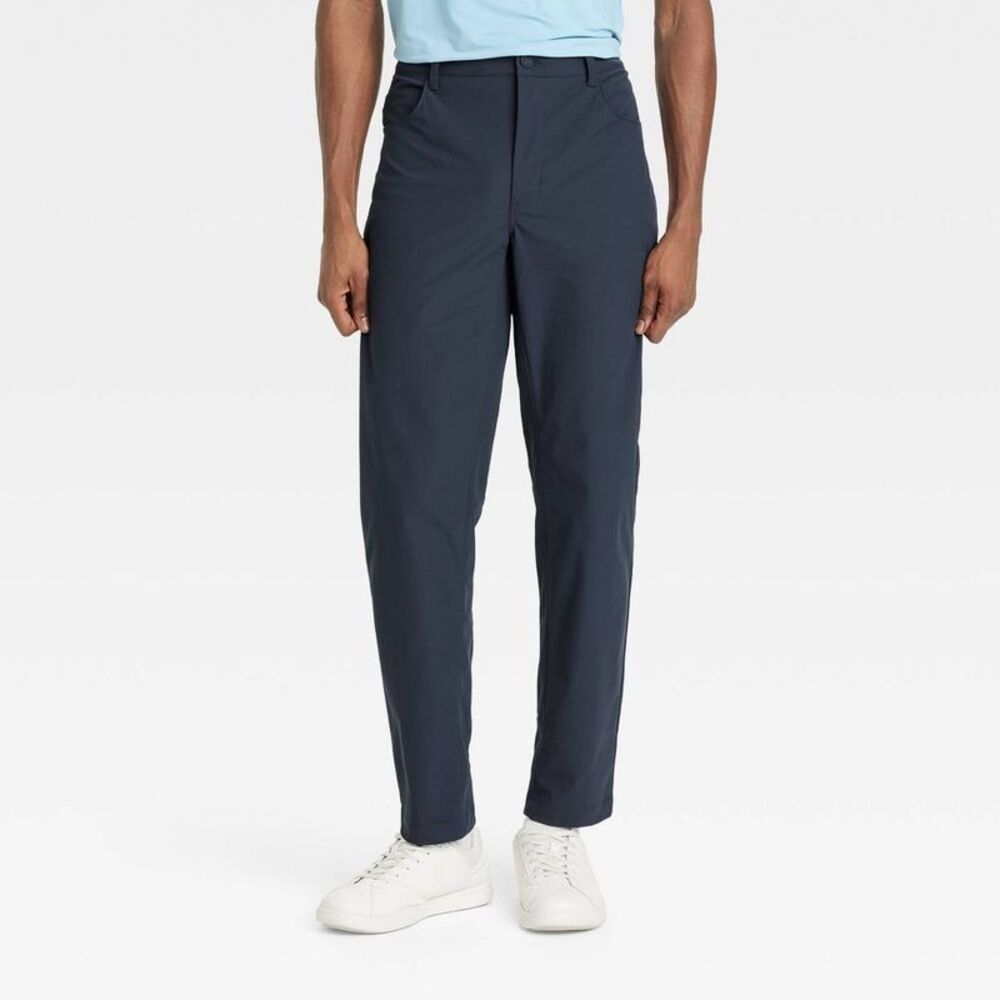 All In Motion - Men's 360 Lifestyle Relaxed Fit 5-Pocket Pants - A Blue